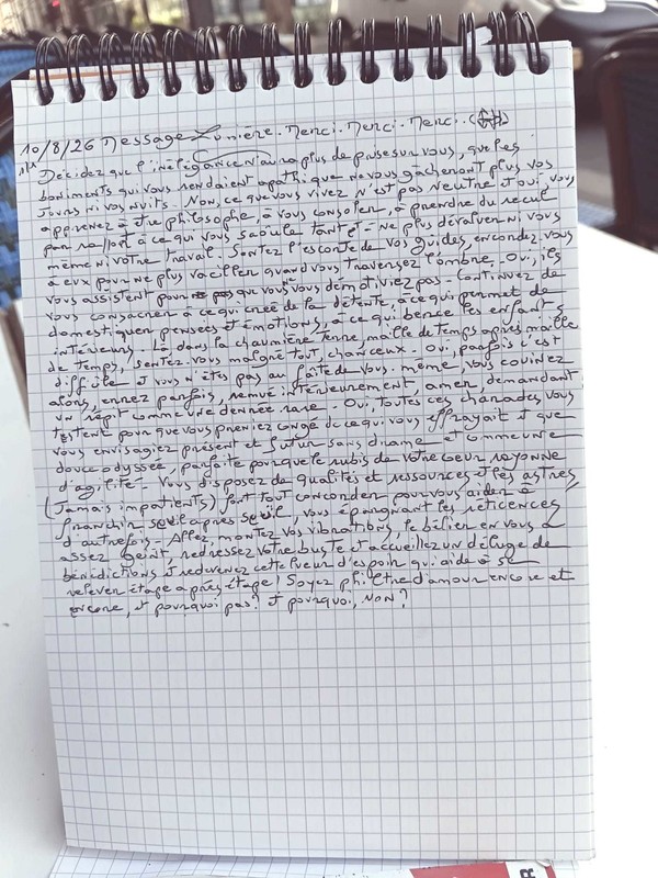 Message 10 Août 2026 (et intemporel)
